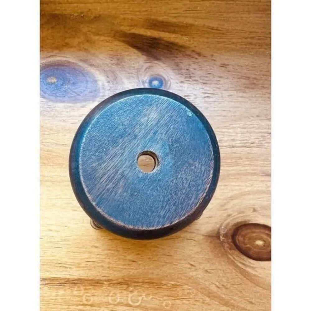 Mini Round Stool Doll House Piano Seat Small Adjustable Table Top Riser‎ VTG